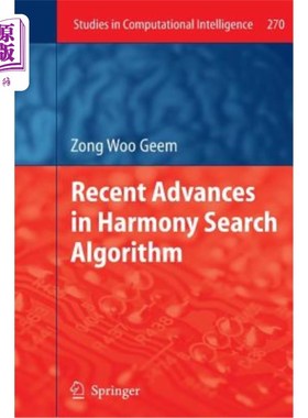 海外直订Recent Advances in Harmony Search Algorithm 和谐搜索算法的研究进展