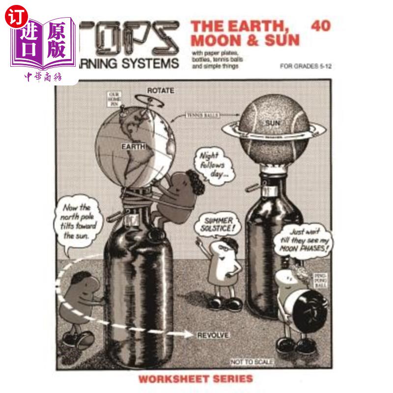 海外直订The Earth Moon and Sun: Grades 5-12 地球、月亮和太阳:5-12年级