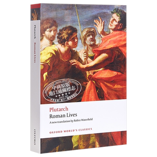 预售 【中商原版】普鲁塔克 罗马名人传 八人生活选集  英文原版 Roman Lives: A Selection of Eight Lives(Oxford Worlds Classi