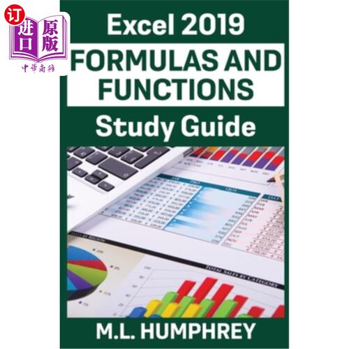 海外直订Excel 2019 Formulas and Functions Study Guide Excel 2019公式和函数学习指南