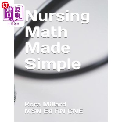 海外直订医药图书Nursing Math Made Simple 护理数学变得简单