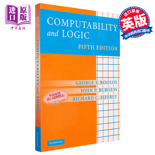 【中商原版】可计算性与数理逻辑 修订第5版英文原版 Computability and Logic 计算机科学  George S. Boolos,John P. Burge