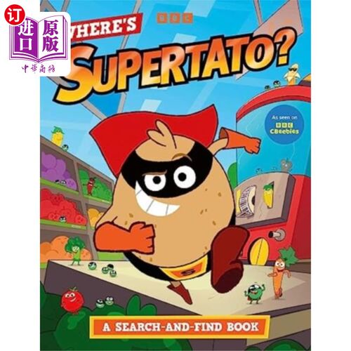 海外直订Where's Supertato? A Search-and-Find Book Supertato在哪?一本查找书