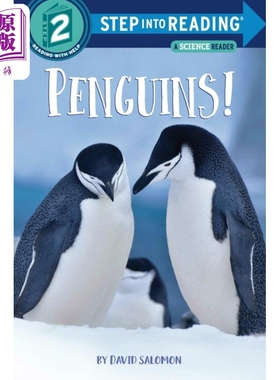 预售 Step into Reading Step 2 Penguins! 兰登阅读进阶2企鹅 百科 英文原版 儿童绘本 分级阅读 David Salomon 7-12岁【中商原版