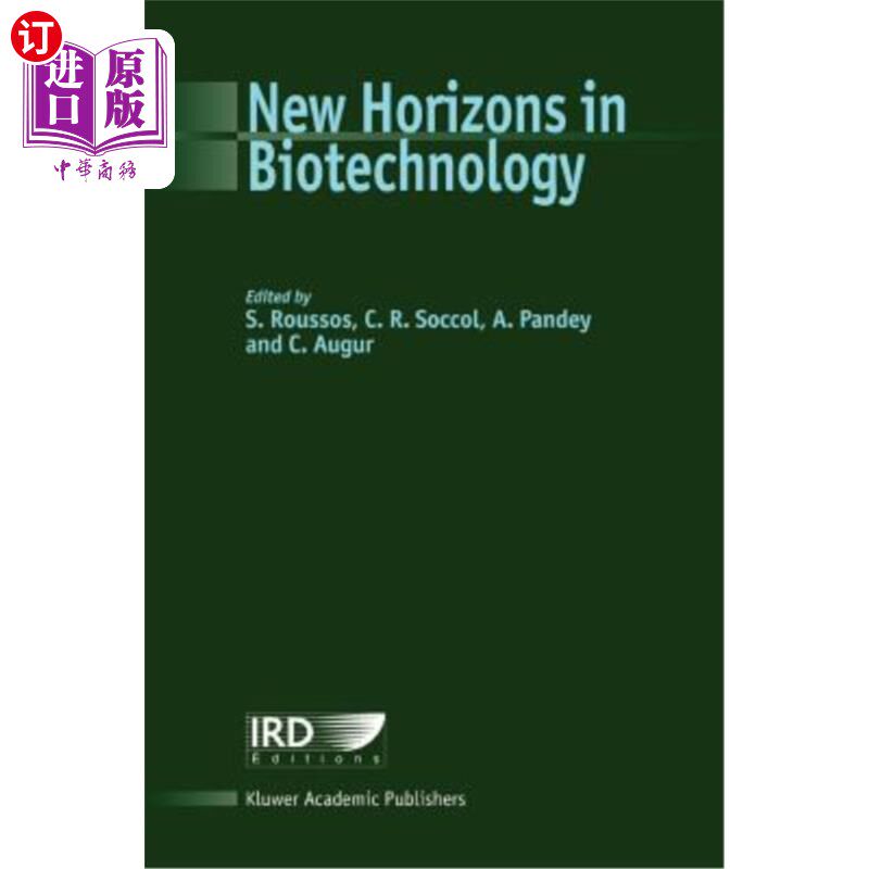 海外直订New Horizons in Biotechnology 生物技术的新视野