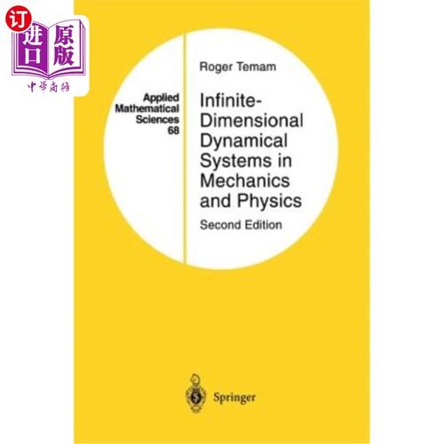 海外直订Infinite-Dimensional Dynamical Systems in Mechanics and Physics 力学和物理学中的无限维动力系统