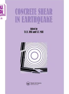 海外直订Concrete Shear in Earthquake 地震中的混凝土剪力