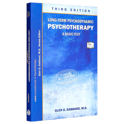 现货 长程心理动力学心理治疗 基础读本 英文原版 Long Term Psychodynamic Psychotherapy Glen O Gabbard【中商原版】