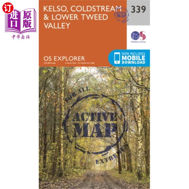 海外直订Kelso, Coldstream and Lower Tweed Valley Kelso, Coldstream和Lower Tweed Valley