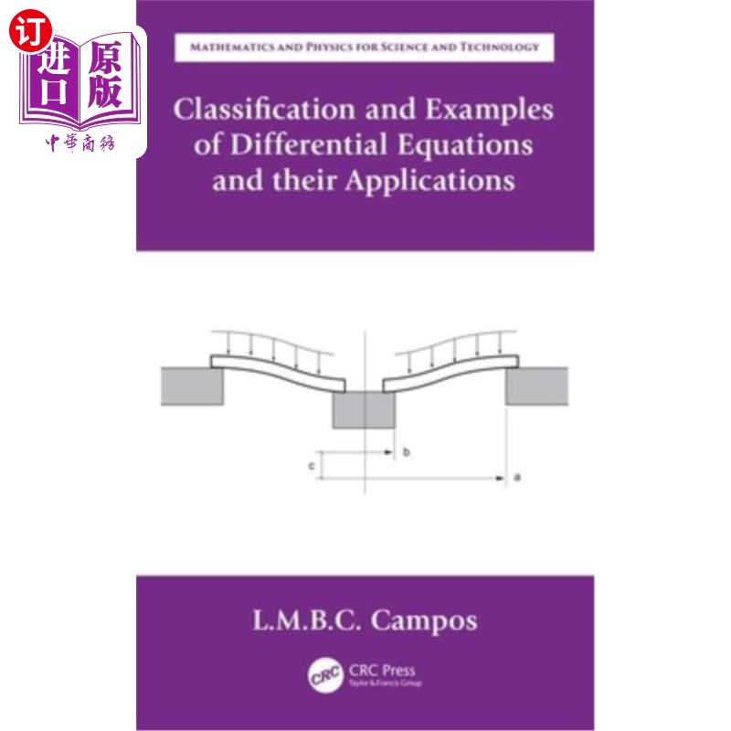 海外直订Classification and Examples of Differential Equations and Their Applications: Or 微分方程的分类和例子及其应