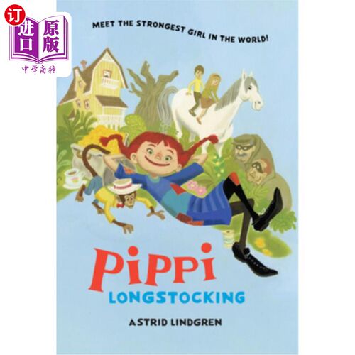 海外直订Pippi Longstocking 长袜子皮皮