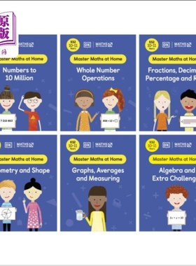 海外直订Maths - No Problem! Collection of 6 Workbooks, A... 数学-没问题!6本练习册(10-11岁)(关键阶段2)