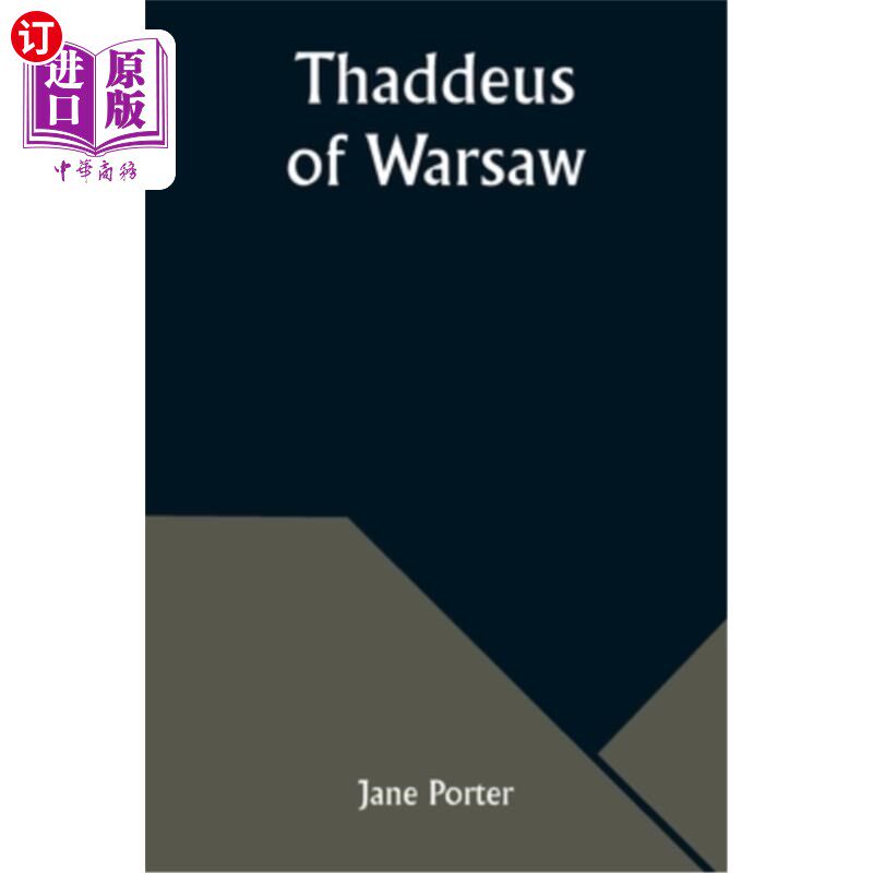 海外直订Thaddeus of Warsaw 华沙的撒迪厄斯