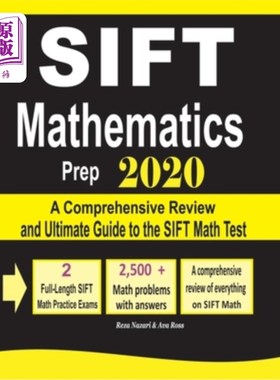 海外直订SIFT Mathematics Prep 2020: A Comprehensive Review and Ultimate Guide to the SIF SIFT Mathe