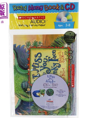 英文原版 I Miss You, Stinky Face 学乐有声读物 附CD 我想你,臭臭脸 2-5岁儿童幼儿英语启蒙认知早教 母爱绘本【中商原版】