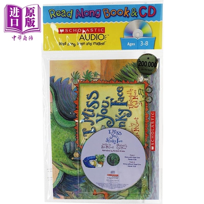 英文原版 I Miss You, Stinky Face 学乐有声读物 附CD 我想你,臭臭脸 2-5岁儿童幼儿英语启蒙认知早教 母爱绘本【中商原版】