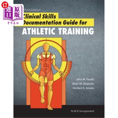 海外直订医药图书Clinical Skills Documentation Guide for Athletic Training 临床技能文件指南运动训练