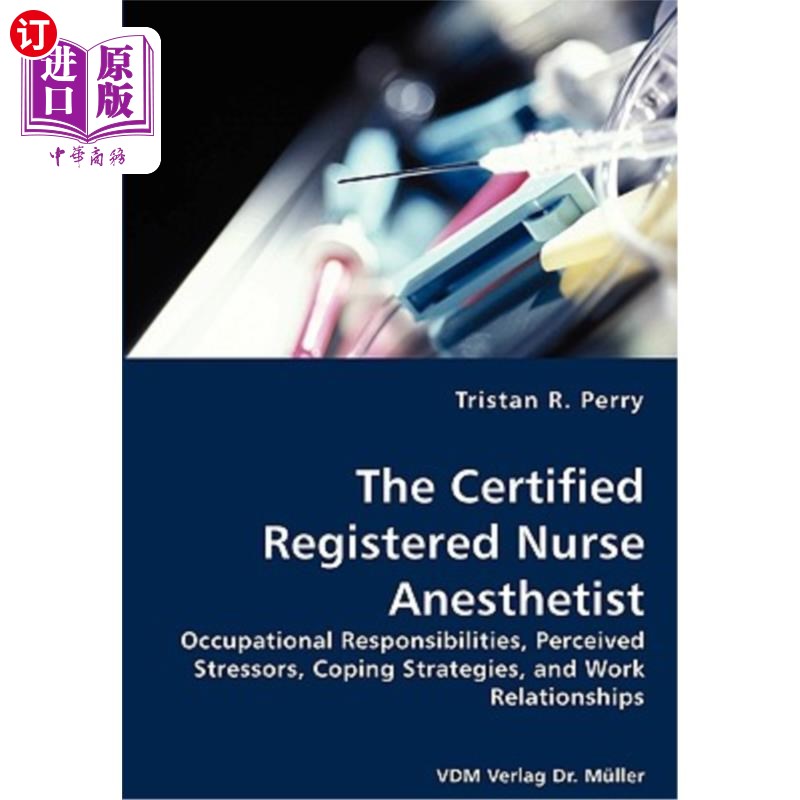 海外直订医药图书The Certified Registered Nurse Anesthetist 注册护士麻醉师