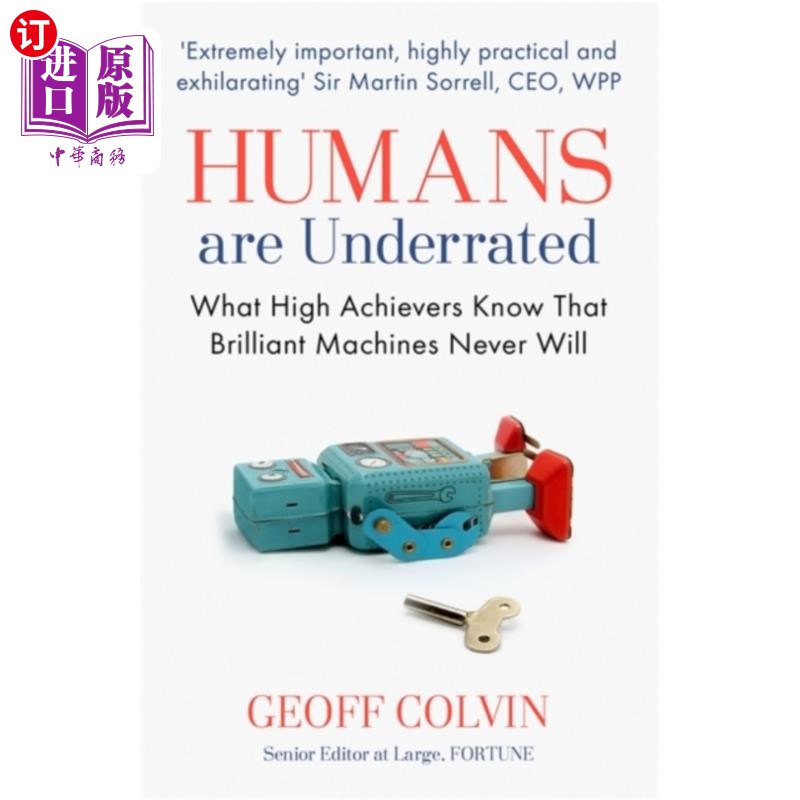 海外直订Humans Are Underrated 人类被低估了