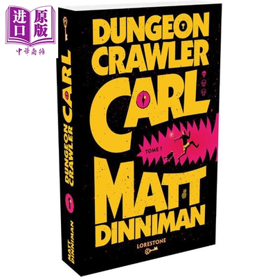 预售 【法文版】地下城勇士卡尔系列 01 法文原版 DUNGEON CRAWLER CARL TOME 1 VOL01 Matt Dinniman【中商原版】