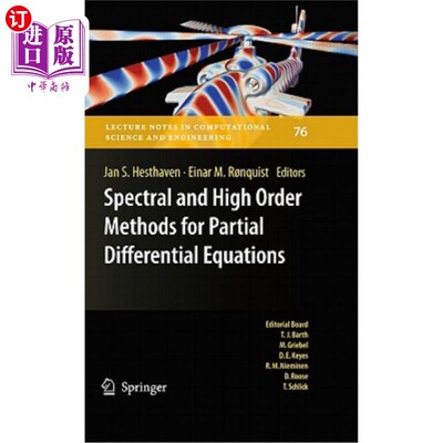 海外直订Spectral and High Order Methods for Partial Differential Equations: Selected Pap 偏微分方程的谱和高阶方法：