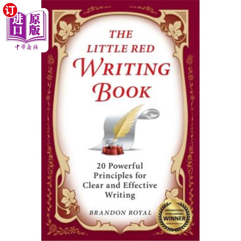 海外直订The Little Red Writing Book: 20 Powerful Principles for Clear and Effective Writ 小红书：清晰有效写作的20条