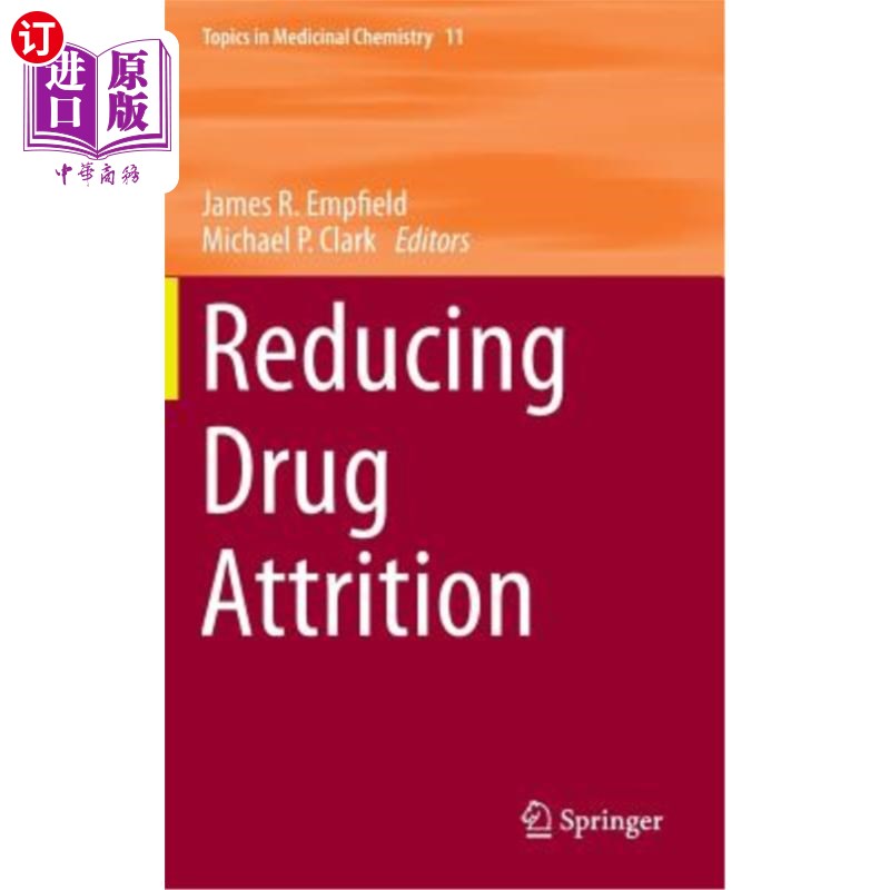 海外直订Reducing Drug Attrition减少药物的消耗