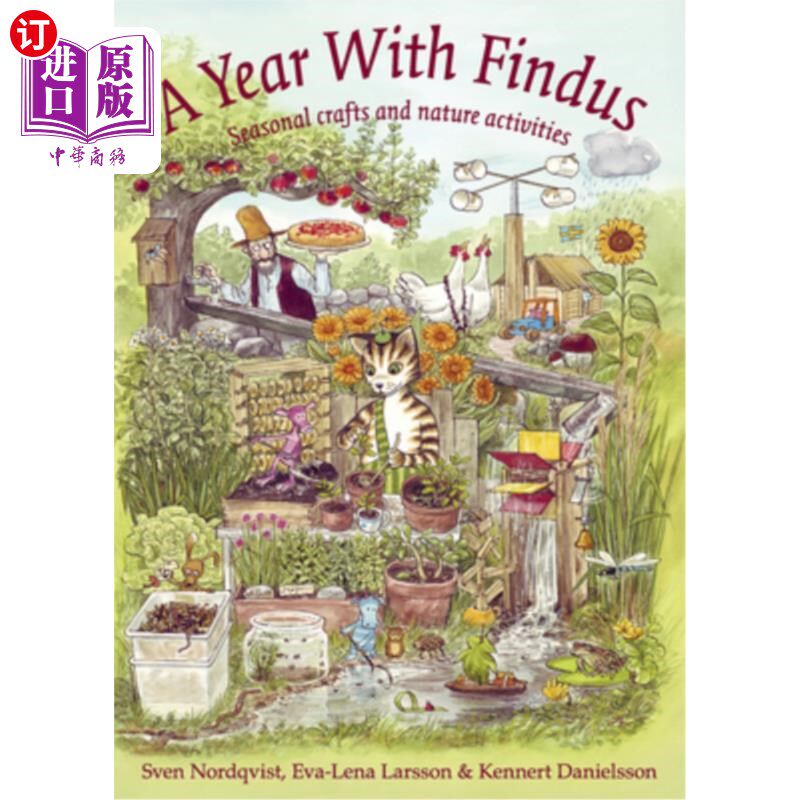 海外直订A Year with Findus: Seasonal Crafts and Nature Activities 一年与Findus：季节性工艺品和自然活动