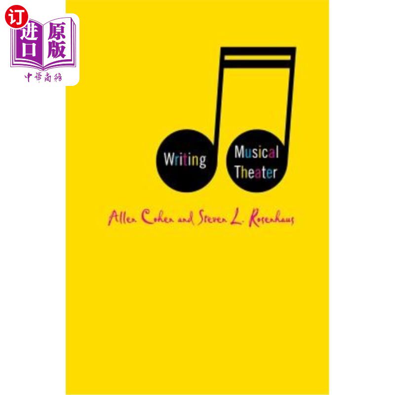海外直订Writing Musical Theater 写音乐剧