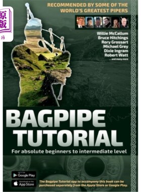 海外直订Bagpipe Tutorial incl. app cooperation: For absolute beginners and intermediate  风笛教程包括应用程序合作: