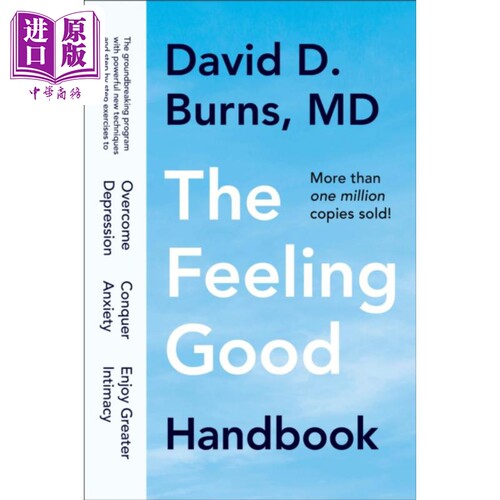 伯恩斯新情绪疗法Ⅱ 转化日常不良情绪的有效工具 英文原版 The Feeling Good Handbook David D Burns【中商原版】