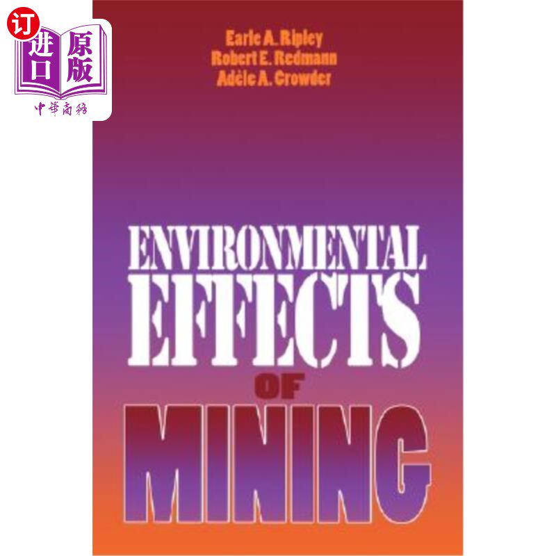 海外直订Environmental Effects of Mining 采矿对环境的影响