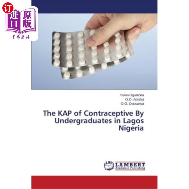 海外直订医药图书the kap of contraceptive by undergraduates in