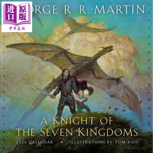 预售 七王国的骑士 2026日历 A Knight of the Seven Kingdoms 2026 Calendar 英文原版 George R R Martin Tom Kidd 年历【中商原