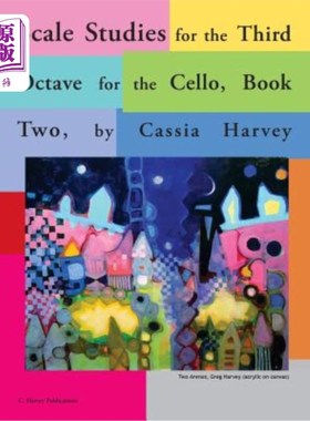 海外直订Scale Studies for the Third Octave, for the Cello, Book Two 第三个八度音阶研究，大提琴，第二册
