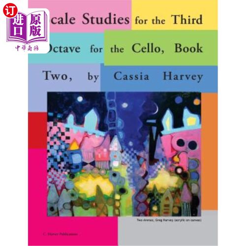 海外直订Scale Studies for the Third Octave, for the Cello, Book Two 第三个八度音阶研究，大提琴，第二册