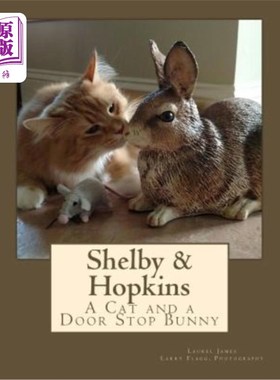 海外直订Shelby & Hopkins: A Cat and a Door Stop Bunny 谢尔比和霍普金斯：猫和门挡兔子