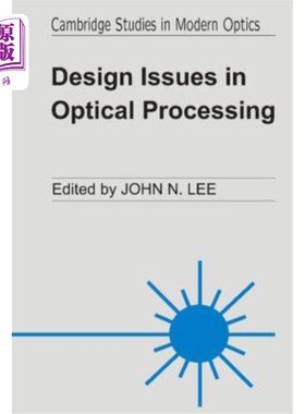 海外直订Design Issues Optical Processi 设计问题光学过程