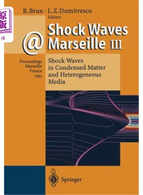 海外直订Shock Waves @ Marseille III: Shock Waves in Condensed Matter and Heterogeneous M 马赛III号冲击波：凝聚态物质