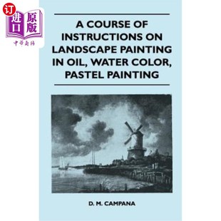 Painting 关于油画 Course Landscape Instructions 水彩画 Paint Oil 蜡笔画 Color Pastel 海外直订A Water