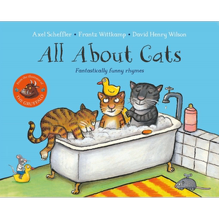 预售 Axel Scheffler：All About Cats 关于猫的一切 英文原版 进口图书 儿童绘本 动物故事百科知识图画书 3-6岁童书【中商原版】