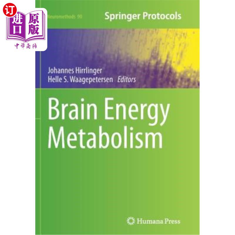 海外直订医药图书Brain Energy Metabolism 脑能量代谢