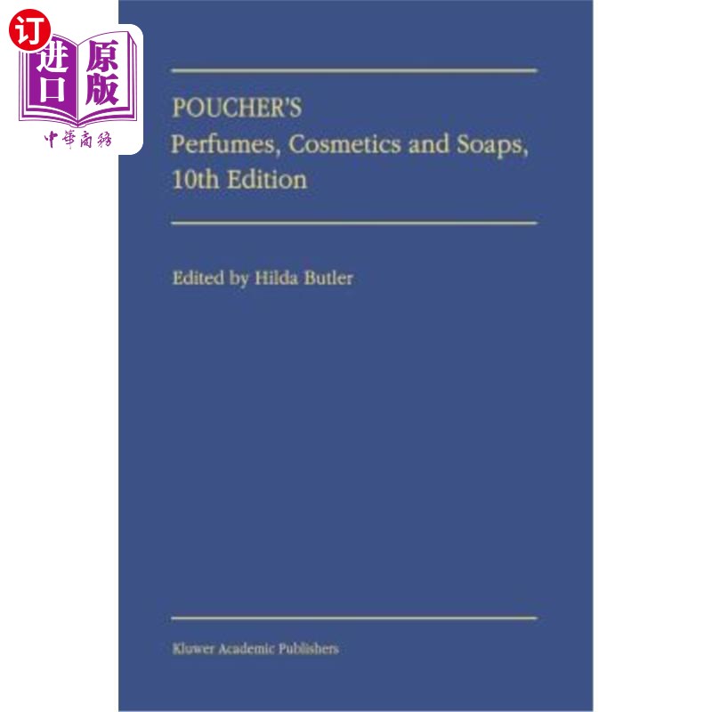 海外直订医药图书Poucher's Perfumes, Cosmetics and Soaps 采购产品香水，化妆品和肥皂