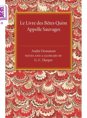 海外直订Le Livre Des Betes Qu'on Appelle Sauvages 《野兽之书》叫做《野蛮人》