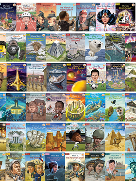 What is/was Where is/were系列 多规格可选英文原版 好莱坞 太阳系 迪士尼 世界杯 乐高 泰坦尼克号 儿童百科知识科普文学