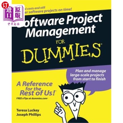 现货 Software Project Management for Dummies 面向傻瓜的软件项目管理【中商原版】【中商原版】