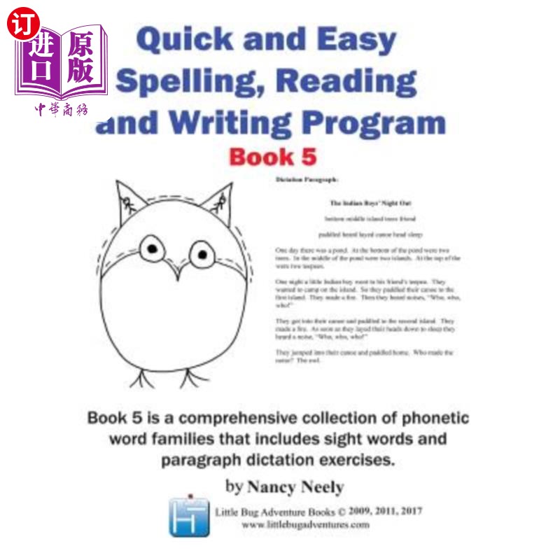 海外直订Quick and Easy Spelling, Reading and Writing Program Book 5