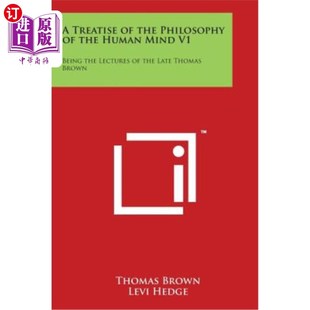 Lectures 人类心灵哲学论著V1：已故托 the Mind Human Philosophy Lat 海外直订A Being Treatise