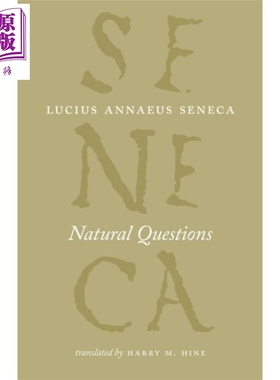 现货 芝加哥大学 塞涅卡系列 自然问题 塞内加 英文原版 Natural Questions Lucius Annaeus Seneca【中商原版】