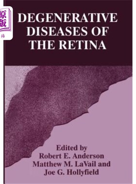 海外直订医药图书Degenerative Diseases of the Retina 视网膜退行性疾病